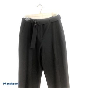 Studio Works Black Dress Belted Sz 10 Pant NWT